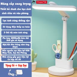 Thumbnail Đèn học chống cận, Sipanic để bàn tích điện cảm ứng 3 chế độ ánh sáng bảo vệ mắt 2