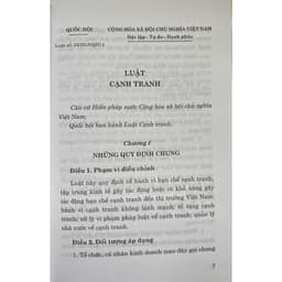 Thumbnail Sách - Luật Cạnh Tranh ( Hiện Hành ) 1
