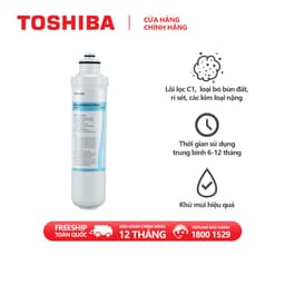 Thumbnail Lõi lọc nước Toshiba  F-1643 - Dùng cho máy lọc nước nóng lạnh Toshiba TWP-W1643SV(W) 4
