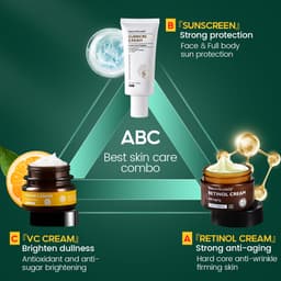 Thumbnail Bộ Dưỡng trắng + Chống lão hóa + Chống nắng VIBRANT GLAMOUR Bảo vệ và Phục hồi da Sáng tối 3PCS 3