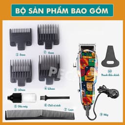 Thumbnail Tông đơ cắt tóc chuyên nghiệp Kemei KM-MAX2093 cắm điện trực tiếp công suất mạnh 10W điều chỉnh được độ dài lưỡi tốc độ 3