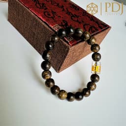 Thumbnail Vòng trầm tốc mix lu thống khắc chú bình an nhiều màu PDJ - Tặng kèm hộp đựng - Trang sức PDJ 2