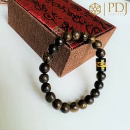 Thumbnail Vòng trầm tốc mix lu thống khắc chú bình an nhiều màu PDJ - Tặng kèm hộp đựng - Trang sức PDJ 3