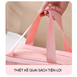 Thumbnail Túi đựng mỹ phẩm Bamozo washbag trong suốt có quai cao cấp 3