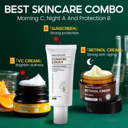Thumbnail Bộ Dưỡng trắng + Chống lão hóa + Chống nắng VIBRANT GLAMOUR Bảo vệ và Phục hồi da Sáng tối 3PCS 1