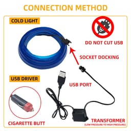 Thumbnail Dây đèn LED LYMOYO 5m trang trí nội thất xe hơi đẹp mắt 3