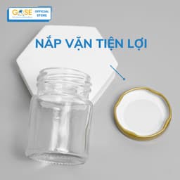 Thumbnail Hũ chưng yến thủy tinh nắp vặn 70ml GOSE hộp đựng thực phẩm giúp bảo quản đồ ăn 3