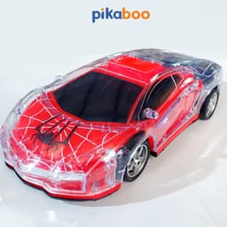 Thumbnail Ô tô điều khiển từ xa cao cấp Pikaboo xe ô tô siêu anh hùng có đèn bắt mắt di chuyển linh hoạt 4