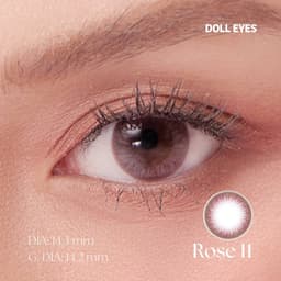 Thumbnail Beauty Lens DOLL EYES Rose 11 nâu hồng 2
