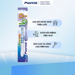 Thumbnail Dụng cụ vệ sinh lưỡi Pierrot giúp giảm hôi miệng, loại bỏ mảng bám 3