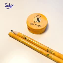 Thumbnail Gọt bút chì hình tròn in hình ong vàng dễ thương dụng cụ học tập cho bé 1