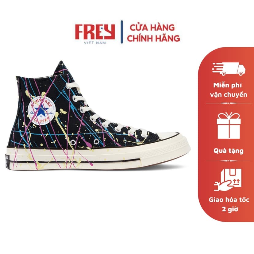 Ảnh Giày Converse Chuck Taylor 1970s ​Archive Paint Splatter 170801C 1