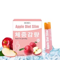 Thumbnail Combo thạch táo giảm cân Hemia 1 hộp 10 cái và bột gao lứt như ý 900g tác dụng giảm cân an toàn tại nhà 1