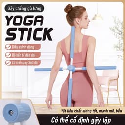 Thumbnail BG - Gậy Tập Lưng, Vai, Chống Gù, Uốn Thẳng Lưng, Gậy Tập Yoga Gậy Chống Gù Lưng bằng thép Không Gỉ 3