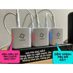 Thumbnail Bộ Sạc Pin Dự Dòng Azuki Tự Ngắt Điện Khi Sạc Đầy Siêu Xịn, Đầu Sạc TypeC [100-240V Sử Dụng Được Việt Nam,Japan] NIKITO 3