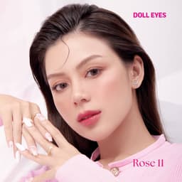 Thumbnail Beauty Lens DOLL EYES Rose 11 nâu hồng 3