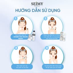 Thumbnail Sữa rửa mặt đầu cọ Seimy - Face Cleanser Foam Collagen tạo bọt 100ml 2