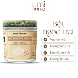 Thumbnail Bột đắp mặt Ngọc Trai nguyên chất UMIHOME 135g làm sạch trắng da, tăng cường Collagen, ngăn ngừa lão hóa 1