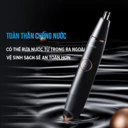 Thumbnail Máy Làm Sạch Lông Mũi Flyco FS5600VN Thân Máy Kháng Nước Sạc Nhanh 1 Giờ - Hàng Chính Hãng 4