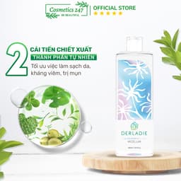 Thumbnail Nước Tẩy Trang Derladie Cleansing Water Witch Hazel làm sạch, ngừa mụn trên da 500ml 3
