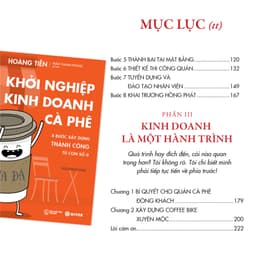 Thumbnail Sách - Khởi Nghiệp Kinh Doanh Cà Phê - 8 Bước Xây Dựng Thành Công Từ Con Số 0 - Bí Quyết Mở Quán Cafe Đông Khách 4