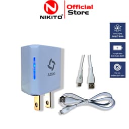 Thumbnail Bộ Sạc Pin Dự Dòng Azuki Tự Ngắt Điện Khi Sạc Đầy Siêu Xịn, Đầu Sạc TypeC [100-240V Sử Dụng Được Việt Nam,Japan] NIKITO 1