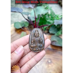Thumbnail Mặt phật bản mệnh 12 con giáp Trầm hương mặt dây chuyền đeo cổ cho nam nữ - Xưởng Mộc Việt 3