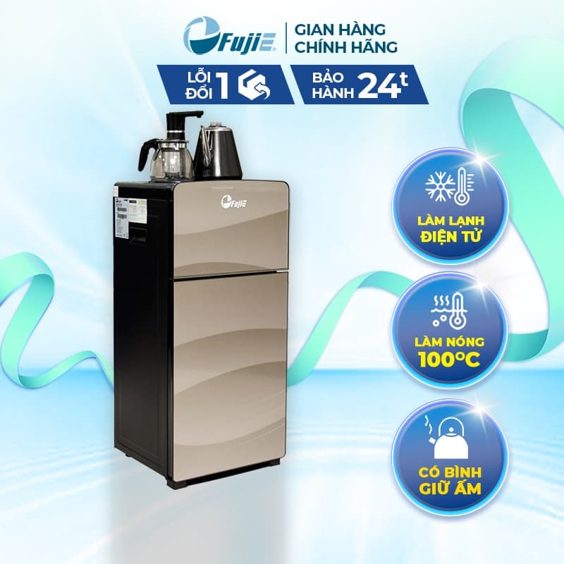 Ảnh Cây nước nóng lạnh bàn trà, bình âm FujiE WD1170E Bảng điều khiển cảm ứng - Hiển thị nhiệt độ nước 1