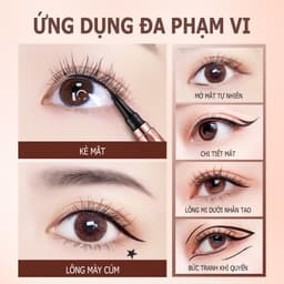 Thumbnail Set mỹ phẩm O.TWO.O mascara bút kẻ mắt dụng cụ kẹp bấm cong lông mi và bông tẩy trang 120g 1