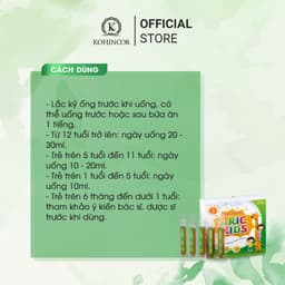 Thumbnail Siro Ăn Ngủ Ngon Ric Kids Kohinoor 10ml 3
