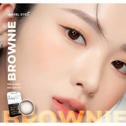 Thumbnail Lens 1 ngày màu có độ cận gồm 2 màu nâu & xám siêu ẩm nhãn hiệu Angel Eyes Hàn Quốc - Đường kính 14.2mm - Độ cận 0-8 4