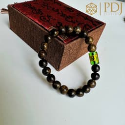 Thumbnail Vòng trầm tốc mix lu thống khắc chú bình an nhiều màu PDJ - Tặng kèm hộp đựng - Trang sức PDJ 1