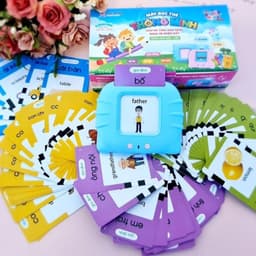 Thumbnail Máy Đọc Thẻ Chính Hãng Flashcard Anh-Việt 3 Chế Độ Đọc: Song Ngữ Anh-Việt, Tiếng Việt, Tiếng Anh Kèm Phát Nhạc 4