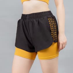 Thumbnail Quần short thể thao Gladimax Boxer Laser 2 lớp thoáng mát mặc đi tập gym, aerobic, thể dục 2