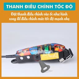 Thumbnail Tông đơ cắt tóc chuyên nghiệp Kemei KM-MAX2093 cắm điện trực tiếp công suất mạnh 10W điều chỉnh được độ dài lưỡi tốc độ 4
