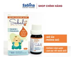 Thumbnail 3 lọ Sabal. Tinh dầu giúp giữ ấm phòng cảm lạnh cho bé 2