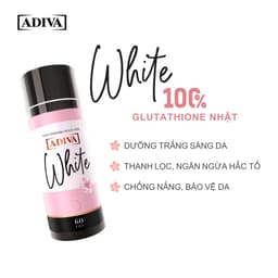 Thumbnail Viên Uống Trắng Da ADIVA White 60 Viên- Hỗ Trợ Giảm Các Đốm Tối Màu Và Thâm Nám Cho Làn Da 4