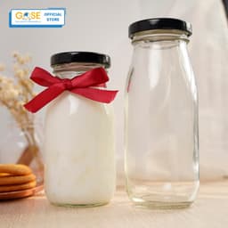 Thumbnail Lọ thủy tinh đựng sữa GOSE chai đựng nước ép sinh tố đồ uống handmade đủ kích cỡ 3
