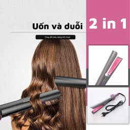 Thumbnail Máy Uốn Duỗi Là Ép Tóc 2 Trong 1 NANOMAX DYS 933 Pro Chất Liệu Gốm PTC 10 Cấp Độ Nhiệt Nóng Nhanh Cấp Ẩm LCD Hiển Thị 2