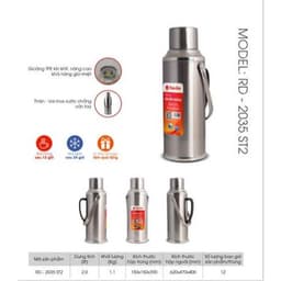 Thumbnail Phích đựng nước 2 lít Inox Rạng Đông - Model: RD-2035 ST2 4