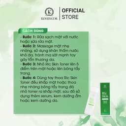 Thumbnail Nước cân bằng da toner Ric Skin Kohinoor 100ml 3