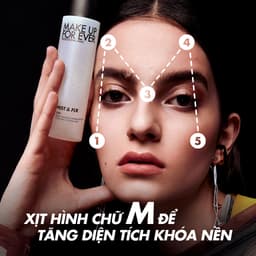 Thumbnail Xịt Khóa Trang Điểm Cấp Ẩm Lâu Trôi Mist & Fix 100ml -  MAKE UP FOR EVER 4