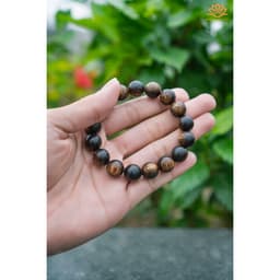 Thumbnail Vòng tay trầm hương hạt tròn Sánh Chìm cho nam nữ mang bình an may mắn tài lộc - Xưởng Mộc Việt 3
