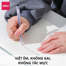 Thumbnail Bút Mực Gel Bi Nước Văn Phòng 3 Màu Đen Xanh Đỏ Deli Ngòi 0.5mm Dành Cho Văn Phòng Sinh viên Học Sinh 1