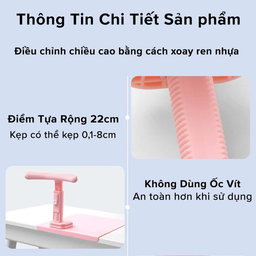 Ảnh Giá Đỡ Cằm Chống Cận Thị, Dụng Cụ Giúp Ngồi Thẳng Lưng Chống Gù Cao Cấp ECO Chính Hãng Amalife 2