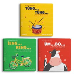 Thumbnail Sách Ehon Âm thanh quanh bé - Combo 3 cuốn dành cho bé từ 0-6 tuổi 1