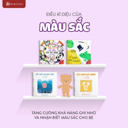 Thumbnail Sách Ehon - Combo 10 cuốn Màu sắc, Âm thanh, Hình khối - Dành cho bé 0-6 tuổi 2