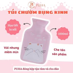 Thumbnail Túi chườm bụng nóng lạnh đa năng PH PUHA phiên bản 1000ml 3