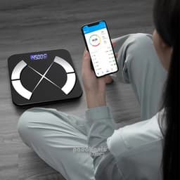 Thumbnail Cân Điện Tử Padabanic 207 Cân Sức Khỏe Kết Nối Bluetooth Phân Tích Chỉ Số Cơ Thể Tặng Kèm Thước Dây Max 180kg 1