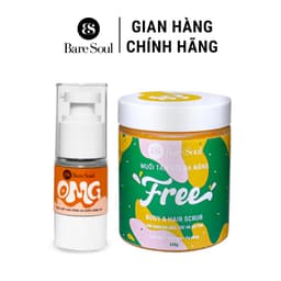Thumbnail Combo dưỡng sáng chuyên sâu, nâng tông tức thì, giảm thâm, khử mùi, giảm tiết mồ hôi nách BareSoul OMG 20g + FREE 330g 1